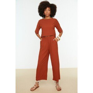 Trendyol Tile Culotte Fit Knitted Trousers