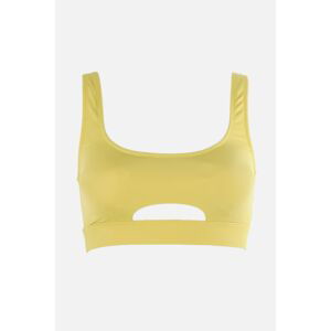 Trendyol Green Cut Out Detailed U Neck Bikini Top