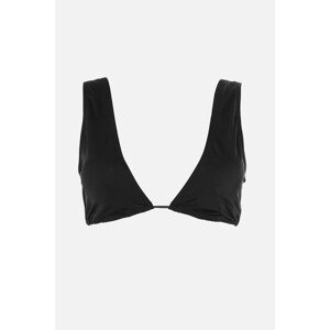 Trendyol Black Tie Detailed Bikini Top