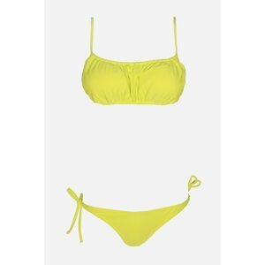 Trendyol Yellow Tied Bikini Set