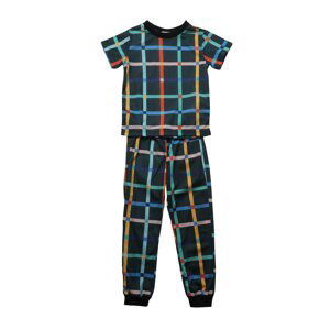 Trendyol Navy Blue Printed Boy Knitted Pajamas Set