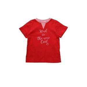 Trendyol Red Printed Girl Knitted T-Shirt