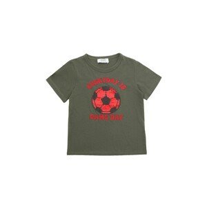 Trendyol Khaki Spinning Sequined Boy Knitted T-Shirt