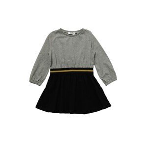 Trendyol Gray Waist Stripe Detailed Girl Knitted Dress