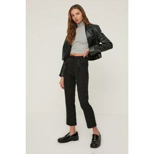 Trendyol Black Straight Trousers