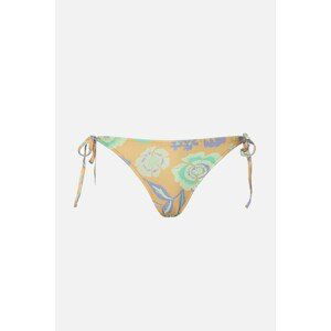 Trendyol Orange Floral Patterned Tie Detailed Bikini Bottoms