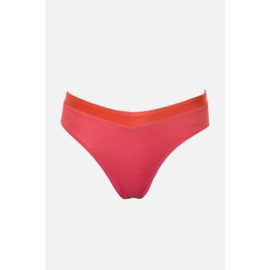 Trendyol Gradient Patterned Fuchsia V-Cut Bikini Bottoms