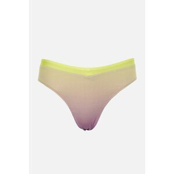 Trendyol Lilac Gradient Patterned V Cut Bikini Bottoms