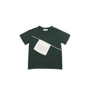 Trendyol Khaki Pocket Detailed Boy Knitted T-Shirt