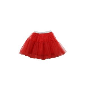 Trendyol Red Tulle Girl Knitted Skirt