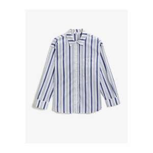 Koton Striped Shirt Pocket Detailed