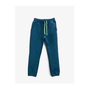 Koton Jogger Quilted Sweatpants Neon Laced