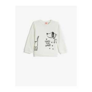 Koton Dog Printed Sweatshirt