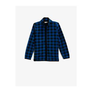 Koton Plaid Lumberjack Sweatshirt Zipper Long Sleeve