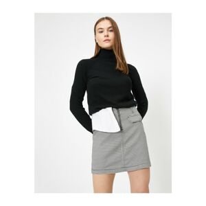 Koton Zipper Detailed Skirt