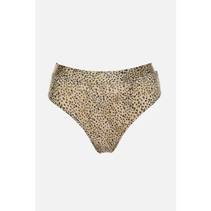 Trendyol Brown Leopard Patterned Bikini Bottoms