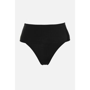 Trendyol Black High Waist Bikini Bottom