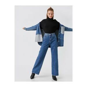 Koton High Waist Wide Leg Jeans