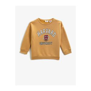 Koton Harvard University Licensed Printed Sweatshirt Cotton