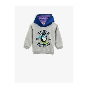 Koton Hoodie Printed Sweatshirt