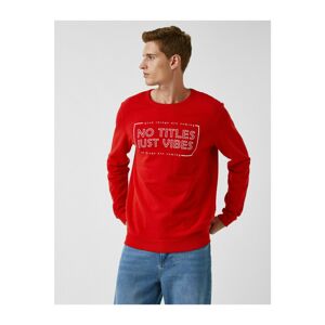 Koton Slogan Pullover Cotton