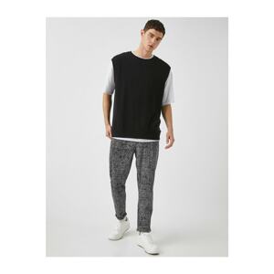 Koton Comfy Cut Marbled Sweatpants