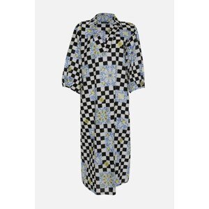 Trendyol Mosaic Patterned Voile Beach Dress