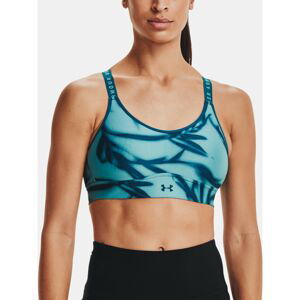 Bra Under Armour UA Infinity Mid Printed Bra-BLU - Women