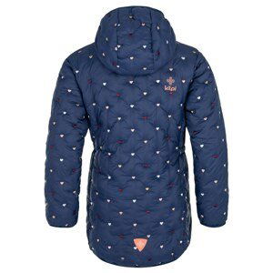 Girls' winter coat Kilpi DAMIA-JG dark blue