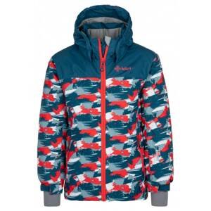 Boys ski jacket KILPI ATENI-JB turquoise