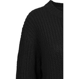 Ladies Basic Crew Sweater black