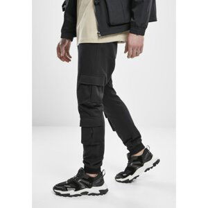 Double Pocket Terry Sweat Pants Black