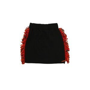 Trendyol Black Tasseled Girl Knitted Skirt