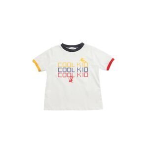 Trendyol White Printed Boys' Knitted T-Shirts