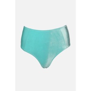 Trendyol Mint Velvet High Waist Bikini Bottom