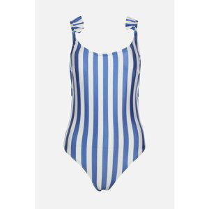 Trendyol Blue Striped Swimwear