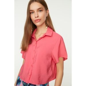 Trendyol Pink Short Sleeve Shirt