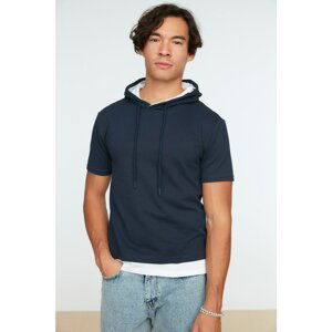 Trendyol Navy Blue Men's Regular Fit Sweatshirt