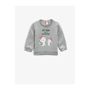 Koton Cat Printed Sweatshirt