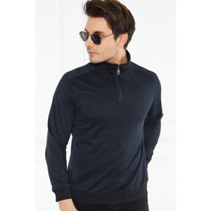 V4008 DEWBERRY MEN'S SWEATSHIRT-LACİVERT