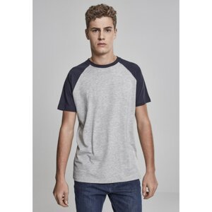 Raglan contrasting T-shirt grey/navy