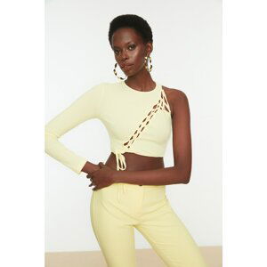 Trendyol Yellow Collar Detailed Knitted Bustier