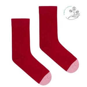 Kabak Unisex's Socks Organic Toe Pink