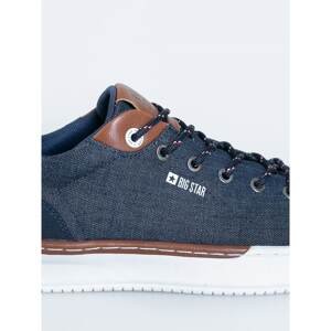 Big Star Man's Sneakers Shoes 207611 Blue Woven-403