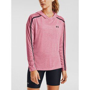 Under Armour Sweatshirt Tech Twist Graphic Hoodie-PNK - Women