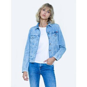 Big Star Woman's Jacket Outerwear 130189  Denim-108