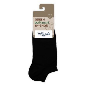 Bellinda 
GREEN ECOSMART MEN IN-SHOE SOCKS - Pánske eko členkové ponožky - sivý melír