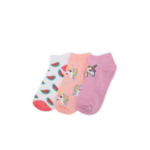 Trendyol Multi Colored 3 Pack Girl Knitted Socks