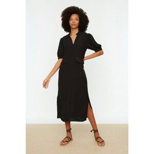 Trendyol Black Pocket Detailed Dress