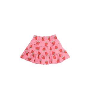 Trendyol Girls' Pink Printed Knitted Skirt